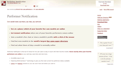 Desktop Screenshot of performernotification.com