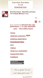 Mobile Screenshot of performernotification.com